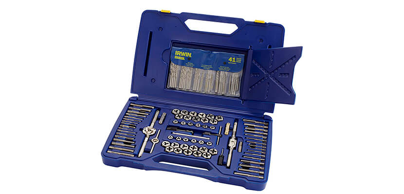 IRWIN 26377 Tap And Die Set with Drill Bits