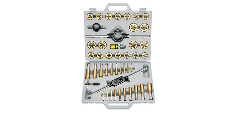 Neiko 00916A SAE Large-Diameter Titanium Tap & Die Set