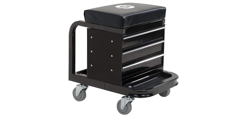 Omega 92450 Black Tool Box Creeper