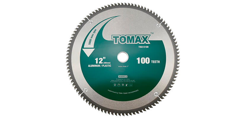 TOMAX 12-Inch Aluminum and Non-Ferrous Metal Saw Blade